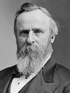 The only beard in the controversial 1876 election was that of Republican candidate Rutherford Hayes; he was declared the winner after losing the popular vote, as the result of a squalid process of sorting out white people's politics at the expense of former slaves.