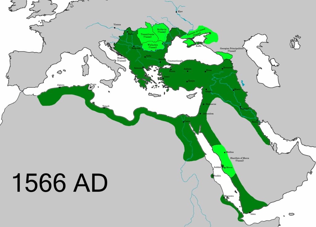 7 - THE UNEXPECTED ROMAN EMPIRE (the Ottoman empire) HOW TO SPOT: very large in modern centuries, rulers sported an impressive beard.WHAT IT WAS: Byzantium ended in 1204 and super-ended in 1453. The one successor state with a small scrap of legitimacy was the Ottoman empire.