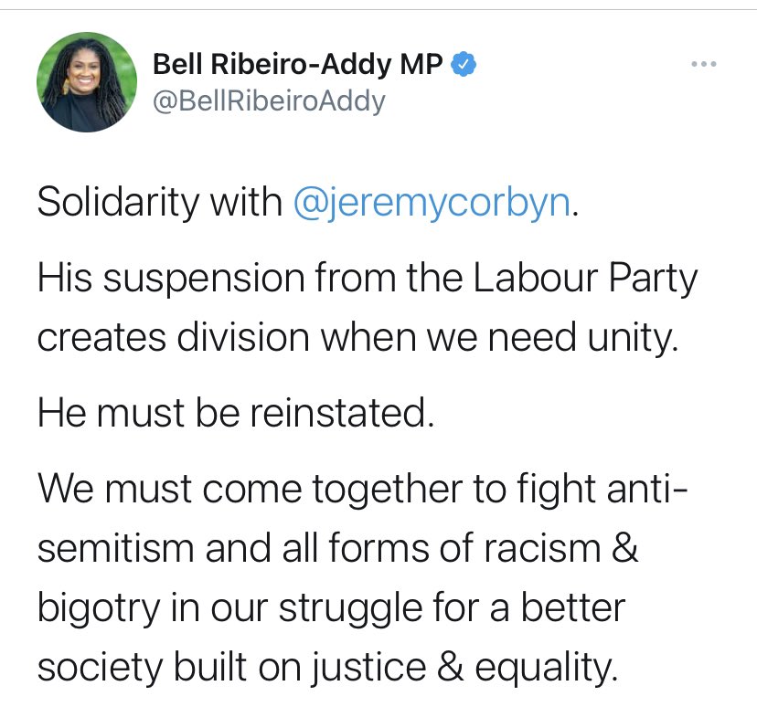 Meanwhile, how have some Labour MPs responded? Guilt? Heartfelt apologies? Promises to make amends? There’s been a few but it’s mainly been stuff like this: