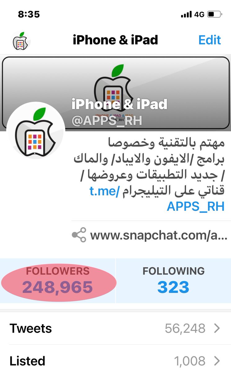 APPS_RH's tweet image. بقي ٣٥ متابع فقط
لاصل الى رقم قد وصلت له قبل سنتان

عندها سوف ابوح لكم بـ (سر)

قد يعتقد البعض انني استنهض هممكم لدعم الحساب
 
العارف بأسلوبي يعلم انني ابعد من ان اشحذ الريتويت

٣٥ متابع ليس بالامر السهل

اتمنى عدم عمل ريتويت للتغريدة