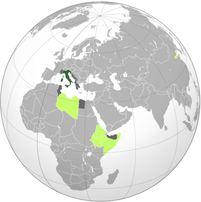 9 - THE NOPE NOPE ROMAN EMPIRE FUCK THEM ("Italian empire") HOW TO SPOT: It's Italy plus unlucky colonies. You can assume anyone suggesting any connection to ancient Rome is a fash. (If you want to check, ask them how many roman emperors had male lovers.)