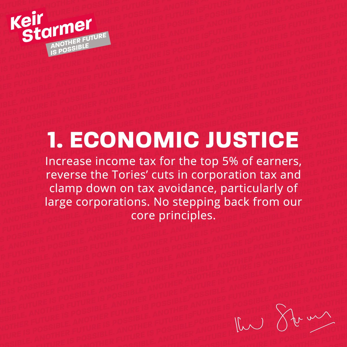 1) Economic Justice