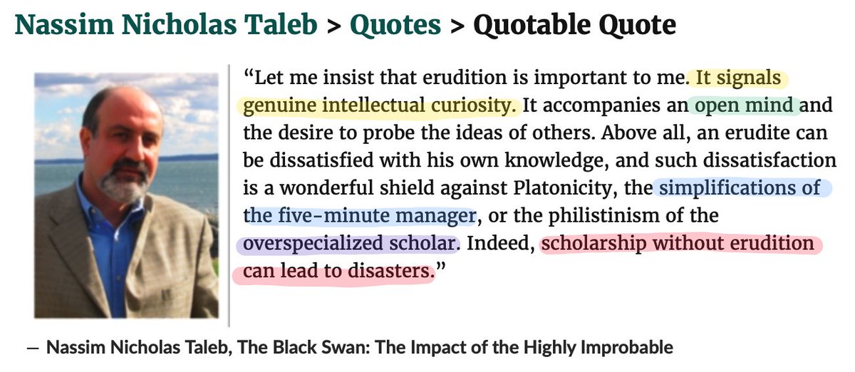 Nassim Taleb makes a wonderful distinction between the two approaches:1) Education to do things: Engineering, medicine, accounting, law, and plumbing.2) Education to be civilized: Literature, philosophy, poetry, abstract math, history, and stamp collecting.
