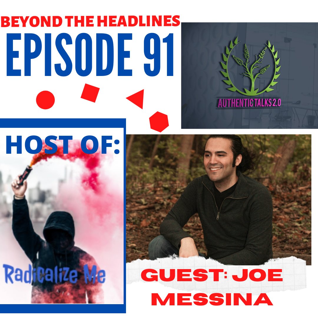 authentictalks's tweet photo. MEET JOE MESSINA HOST OF RADICALIZE ME, A PODCAST ABOUT GOING BEYOND THE HEADLINES! WE ARE TALKING #POLITICS, #RIOTS, #PROTESTS, #DEMOCRATS, #REPUBLICANS, #TEA PARTY, AND SPRITUALITY & VOTING #authentictalks #voting #politics #joemessina #radicalizeme https://t.co/ixsiFFBhbF