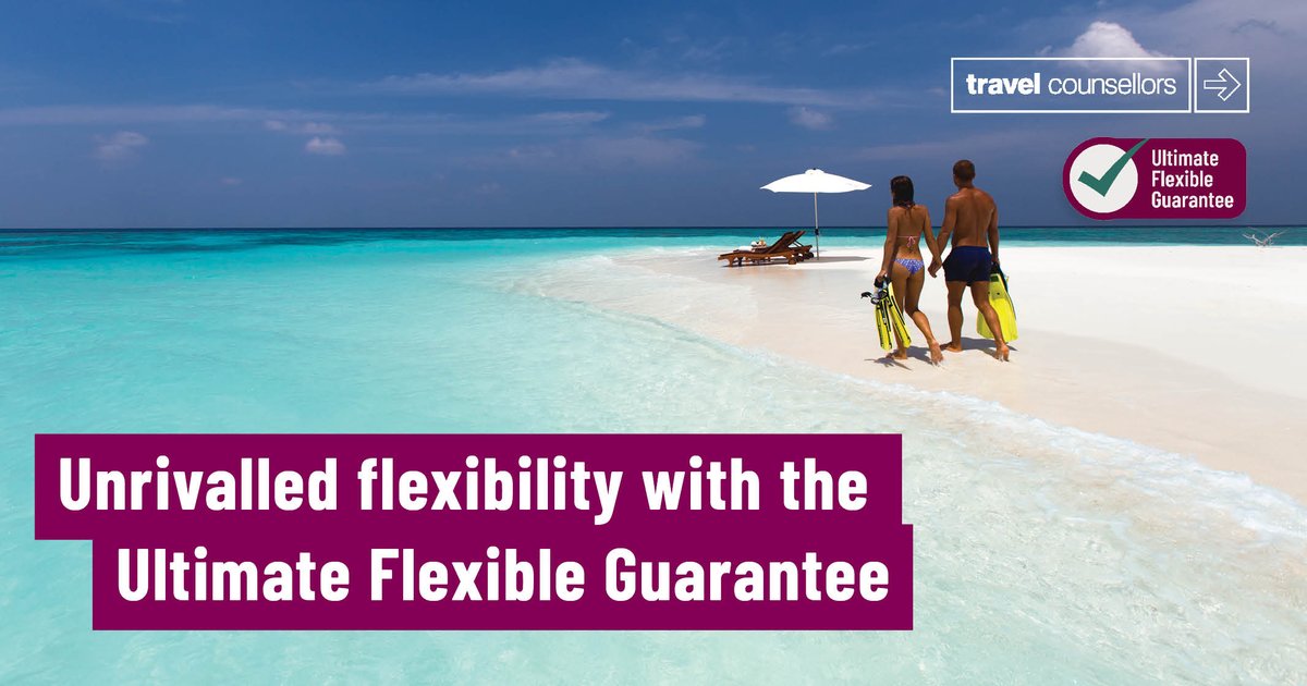 Giving you the freedom to travel how you wish is something that's important to us, which is why we've introduced our new Ultimate Flexible Guarantee, offering free cancellations and amendments up to 15 days before departure.

Full details in the link:

travelcounsellors.foleon.com/magazine/trust…