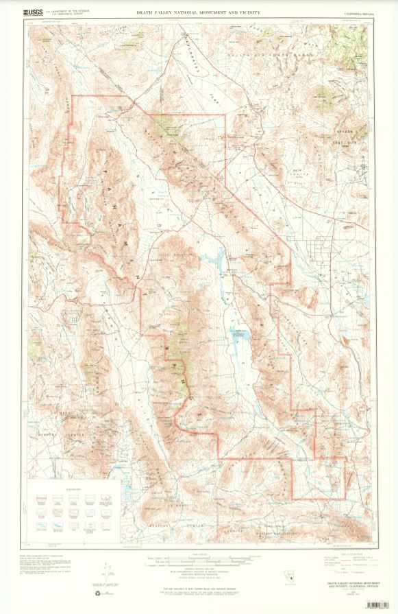 USGSstore's tweet image. It&apos;s #FreeMapMonday! Retweet and follow us for a chance to win the map of Death Valley National Monument, CA! 

#USGSStore (U.S. residents only)