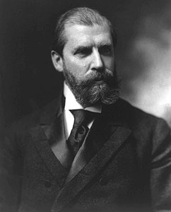 In 1916 Wilson and Marshall ('tache) won again, this time against the last ever fully bearded slate, Republicans of course: Charles Evans Hughes and ex-Veep Charles Fairbanks.