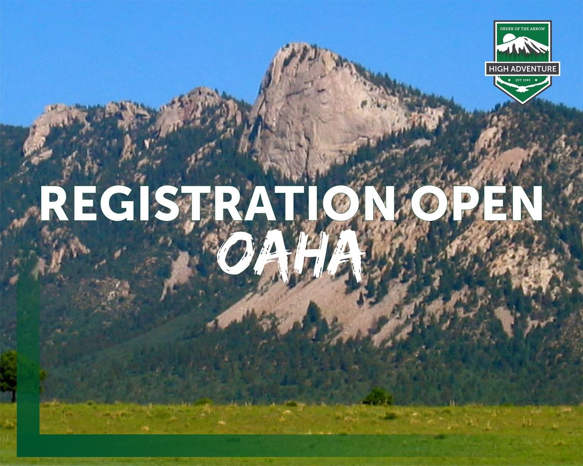 REGISTRATION OPEN!!! Sign up today for your 2021 summer adventure! Explore beautiful coral reefs, soar down one of the longest zip lines in the country at over 50mph, have your breath taken away by beautiful mountain vistas, and canoe on vast lakes! adventure.oa-bsa.org