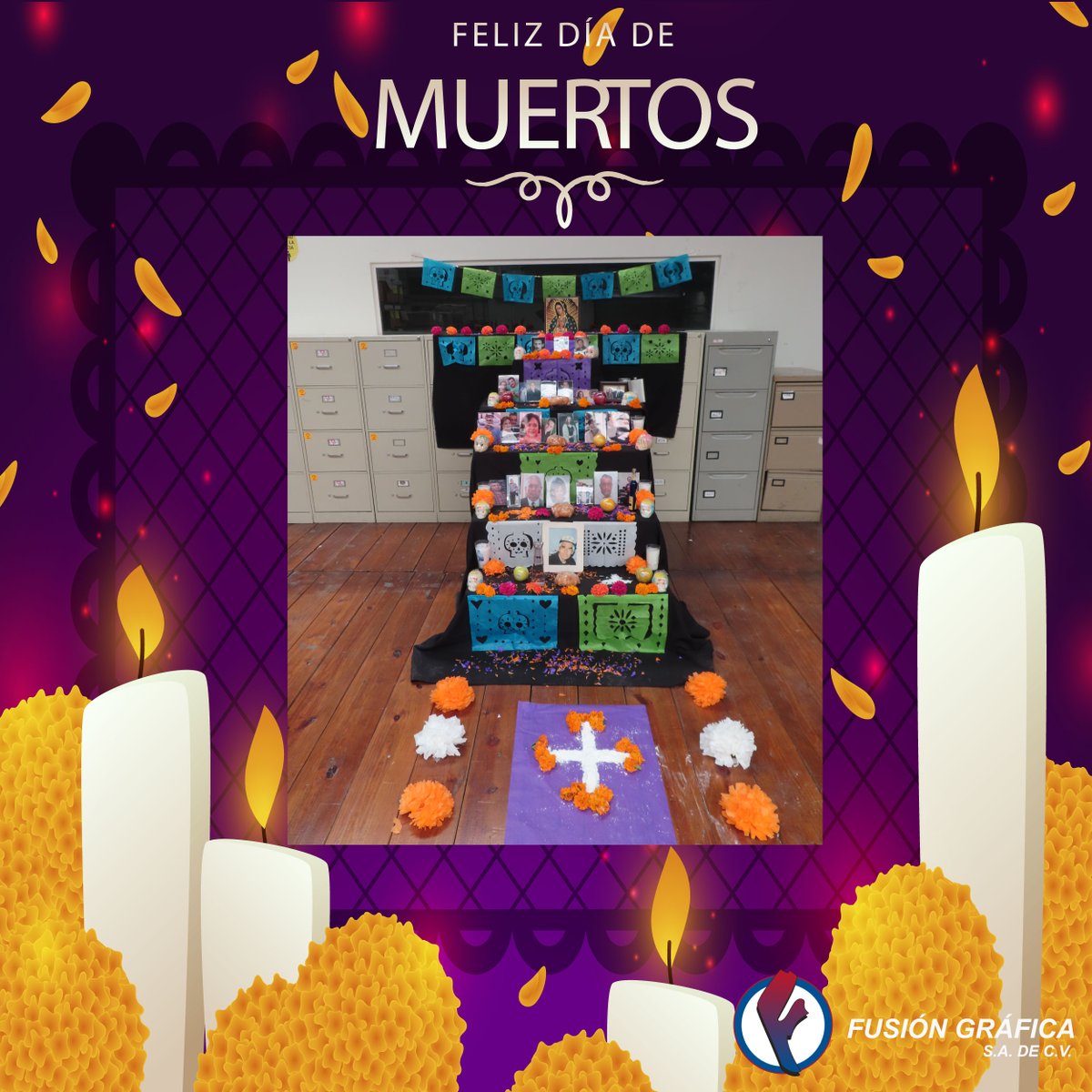 fusiongraficamx's tweet image. En fusión Gráfica seguimos año tras año la tradición de honrar y mostrar respeto a nuestros seres queridos que ya no están con nosotros. 

#Culturaviva
#SomosFusiónGráfica
