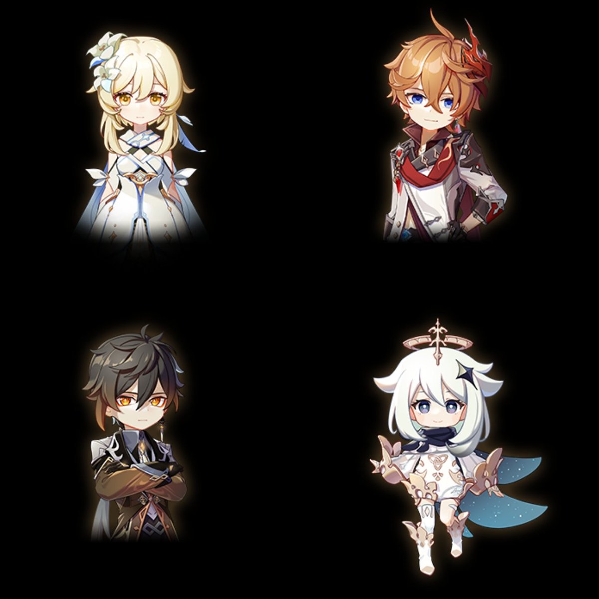 Zeniiet's tweet photo. Chibi Character Portraits from the web event https://t.co/Z0C0xUA19a