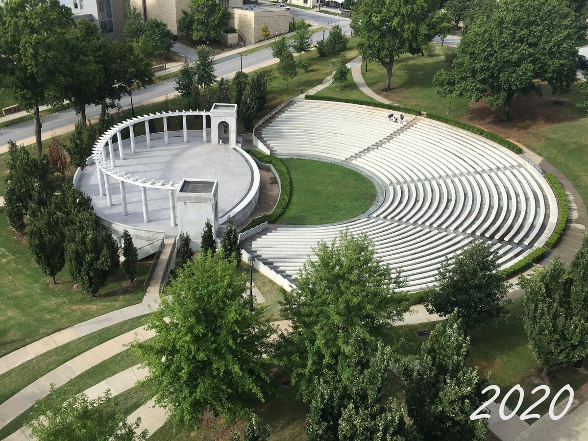 SCM_Architects's tweet photo. The Chi Omega Greek Theatre @UniversityOfArk at the end of Dickson Street and along a busy pedestrian thoroughfare that leads into the heart of campus. Our latest project here included a new stage to complement the past seating and landscape improvements.
#chiomega #theatre https://t.co/LZyqF2pXhs