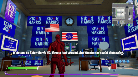 GameSpot's tweet image. Biden campaign debuts custom Fortnite map trib.al/G7m0oUy