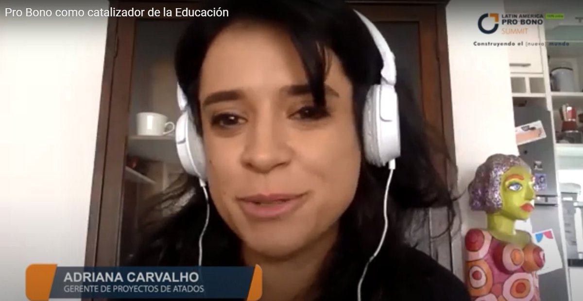 En nuestro Summit también conocimos el proyecto Conectados por Futuro de la mano de Adriana Carvalho Gte de Proyectos de <a href="/AtadosBR/">Atados – Plataforma de Voluntariado</a>  quien nos llevó en un viaje por Escalando el impacto de la educación: Mentorías Pro Bono en COVID-19. Acá un abreboca👇
n9.cl/mfdkr