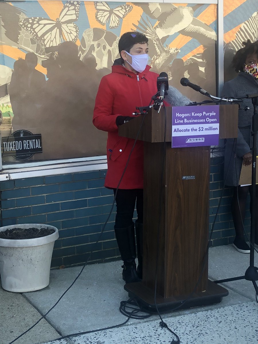 . @TakomaParkMD Mayor Kate Stewart ( @KateforTakoma) says, “Enough is enough.” She says the cities programs to help small businesses isn’t enough. They need help from state.  @mymcmedia