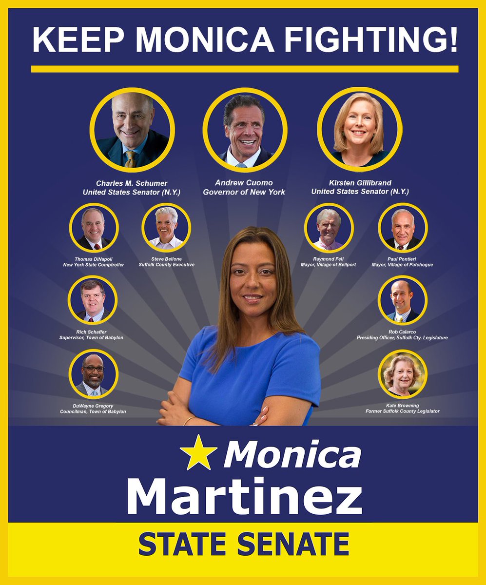 To be an effective Elected Official, you need strong partners in government to advocate and support important initiatives and legislation for the residents and communities one represents. I am grateful these leaders have endorsed my candidacy for reelection to the NYS Senate.