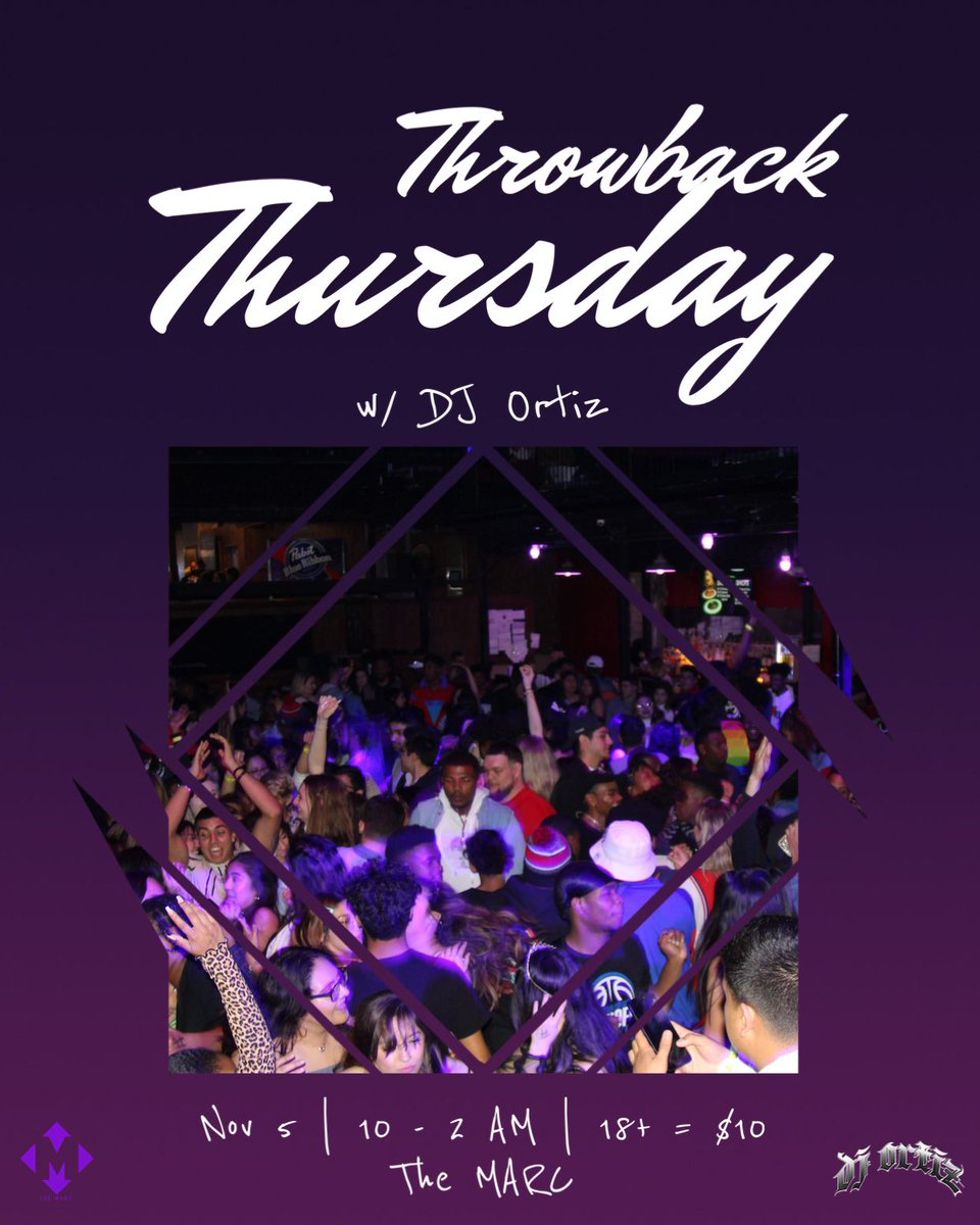 djortizzzz's tweet image. This Thursday 😈

25% Capacity, spaced out tables &amp;amp; sections 🍻

18+ is $10 💰

Y’all know the vibes I’m bringing ! #TXST #ThrowbackThur