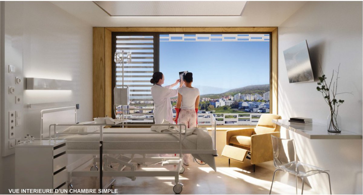 olivierbianchi1's tweet photo. Dans le contexte sanitaire notre engagement sur l'opération Hôtel Dieu a permis de rendre possible la réalisation du Gabriel Montpied 3, indispensable outil au développement de notre CHU. 
En voici les premières images ! https://t.co/LIocLF4Wn9