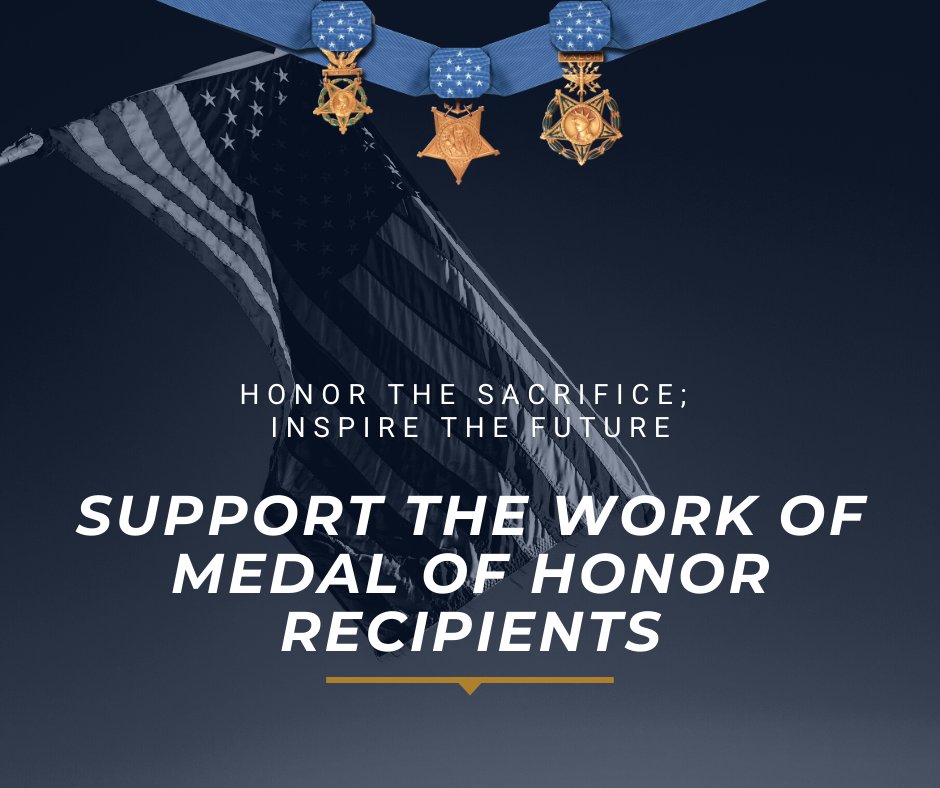 CMOHS is a 501(c)(3) nonprofit organization that works to support #MedalofHonor Recipients and their work with schools and #Veterans organizations across the country. Your gifts will allow this important work to continue for years to come. Give today: buff.ly/384WXRQ