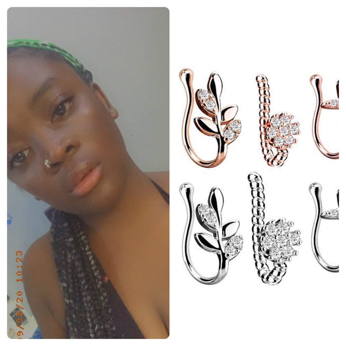 NOSE ACCESSORIES Anyone?All N500 each.Frame1/2 for faux piercingsFrame1/3/4 for pierced nose