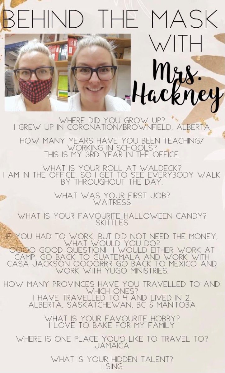 Waldeckwarriors's tweet photo. It is time for the Waldeck Virtual Open House to begin! 🔵🔴

Starting off with a new-ish face around the school. She is the friendly voice you’ll hear if you call the school or the smiling face you’ll see when you walk in.  Warrior families let us introduce Mrs. Hackney to you! https://t.co/b9VM4eTvMV