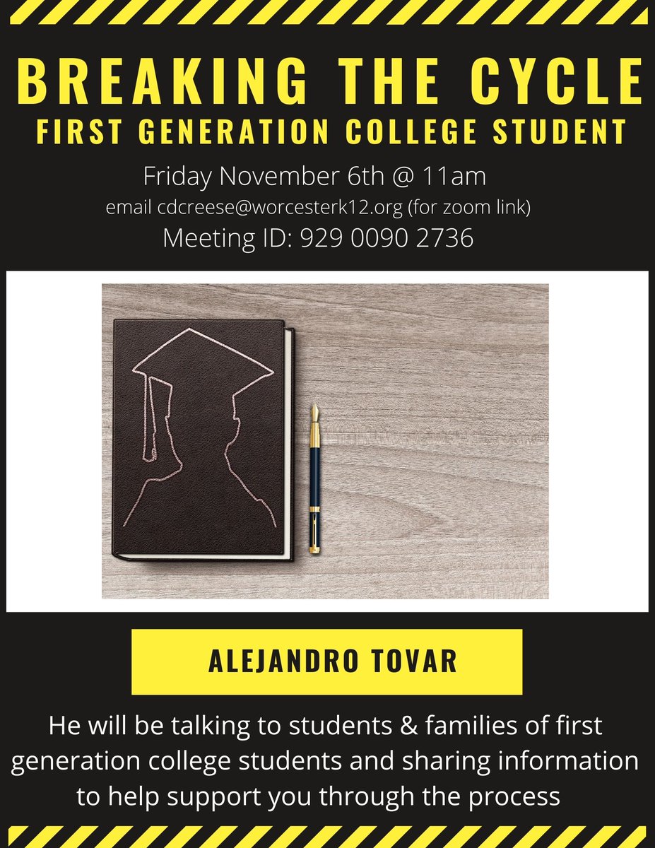 First generation college students, check out this session!