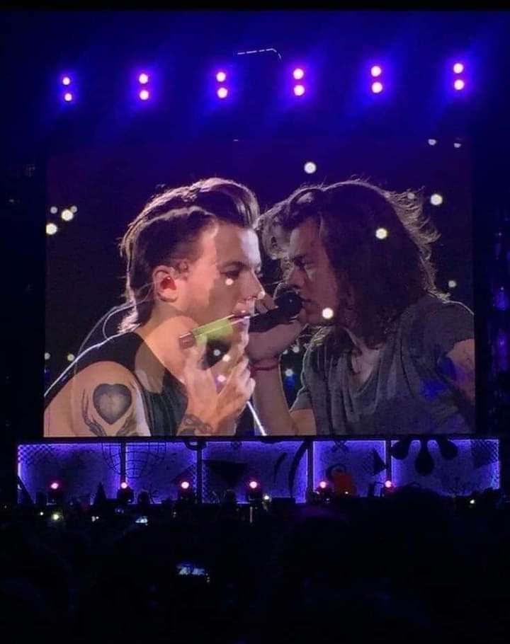 29. Why was their camera man such a larrie. In case you dont understand whats written is 'louis is harry's infinity '