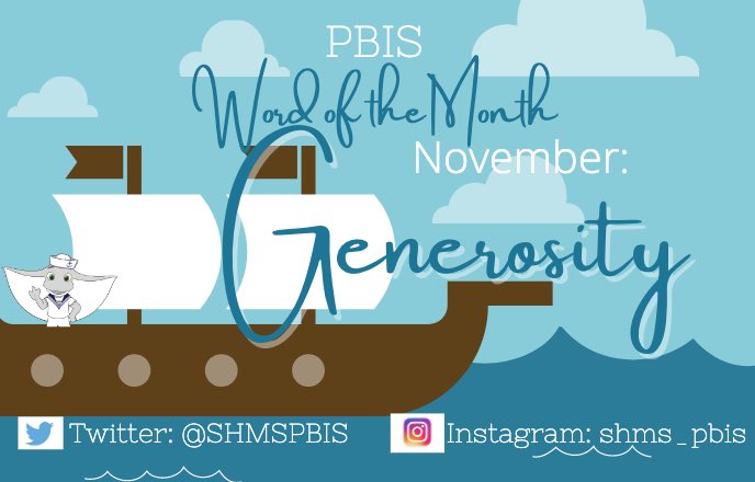Stone Hill PBIS (@shmspbis) on Twitter photo It is time for our November Word of the Month! Letās focus on being generous this month Stingrays! <a href="/StoneHillMiddle/">Stone Hill Middle</a> It is time for our November Word of the Month! Letās focus on being generous this month Stingrays! <a href="/StoneHillMiddle/">Stone Hill Middle</a>