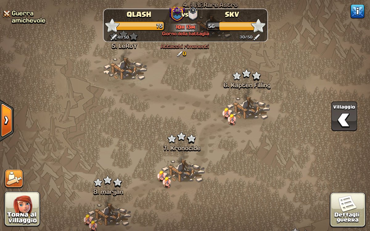 W7 in <a href="/champwarleague/">Champions War League</a> elite 🥳
GG #SKV and good luck for the rest of the season 🤝
Record 6-0 with 6 perfect wars 💥