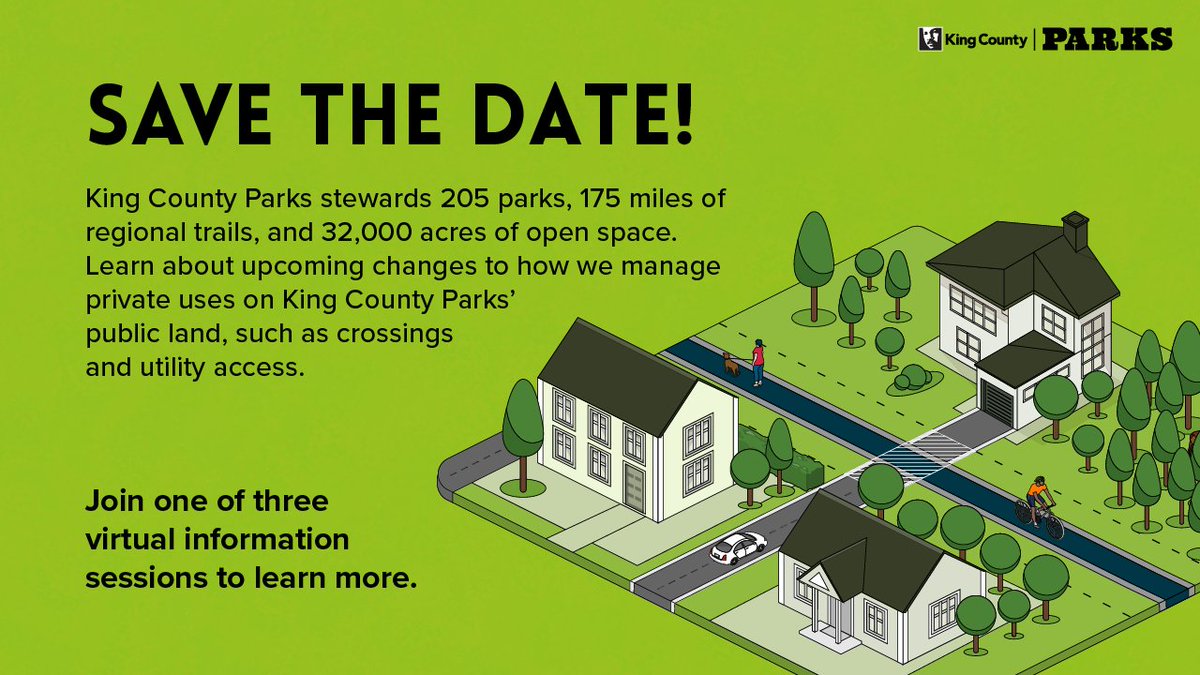 (1/2) King County residents have invested in a legacy of beautiful #parks &amp; #trails. We are honored to be the stewards of those shared parks &amp; trails. 💚🌳⛰️ That's why we're updating &amp; clarifying how we manage #public parklands.
