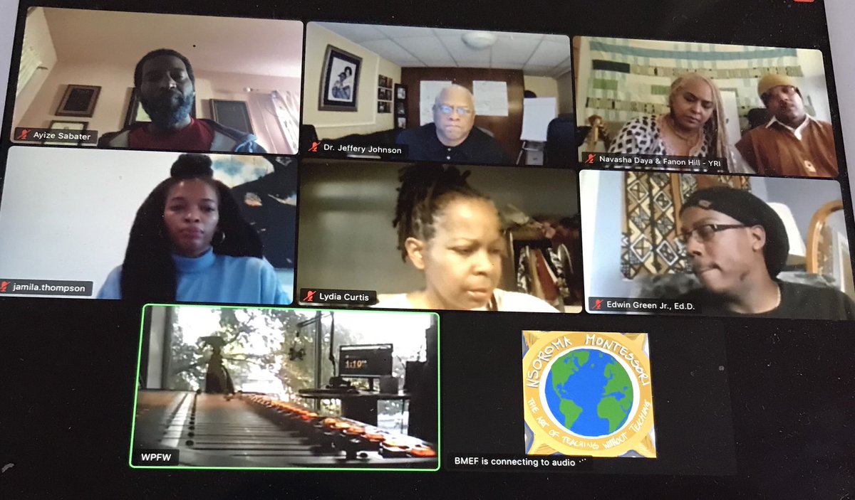 AyizeS's tweet photo. Yes! today’s #UMustLearn radio show on 11/2/20 @WPFWDC was hot🔥with @YouthResiliency ‘s @FanonHill &amp; @NavashaDaya &amp; #Medaaseinc &amp; #DrJJohnson ! @Netfafree @IMIXWHATILIKE @dmenkart @AfricanaCarr @EmpowerDC @DMVBlackLives @Fahima90 @ChiBornfree @sunshine2soul ⁦@anukmt @3kids4e https://t.co/zwt6MZrUEM