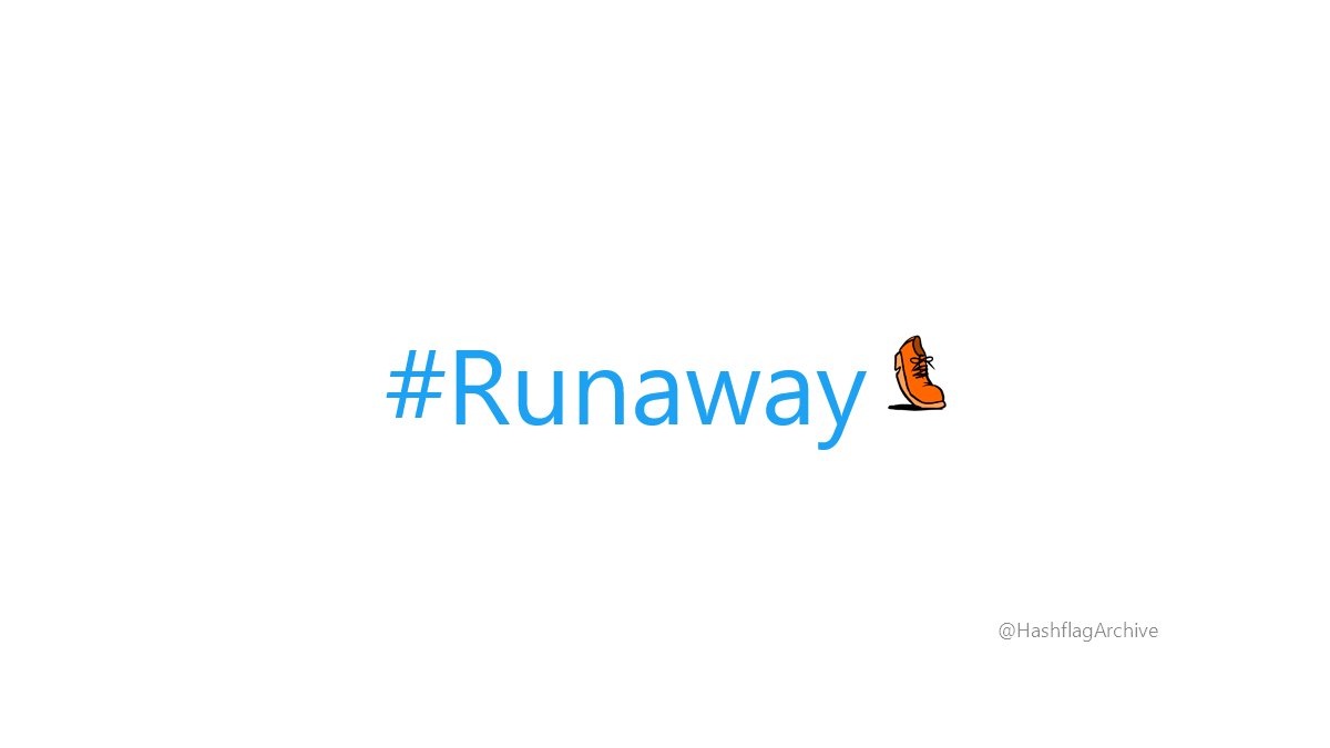 HashflagArchive's tweet photo. #Runaway https://t.co/QqlTSFpzXV