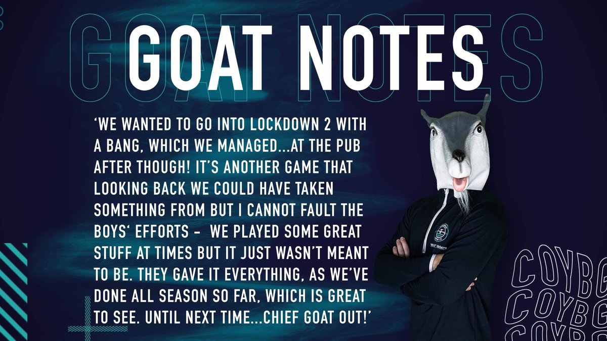 CavershamUnited's tweet image. 🗒| GOAT NOTES

Here’s what the gaffer had to say on the team’s performance on Sunday. Last one of these for a while... #GoatNotes 🐐
-
#CavershamUnited #COYBG #AllBillyGoatsArentWe #GrassrootsFootball #SundayLeague