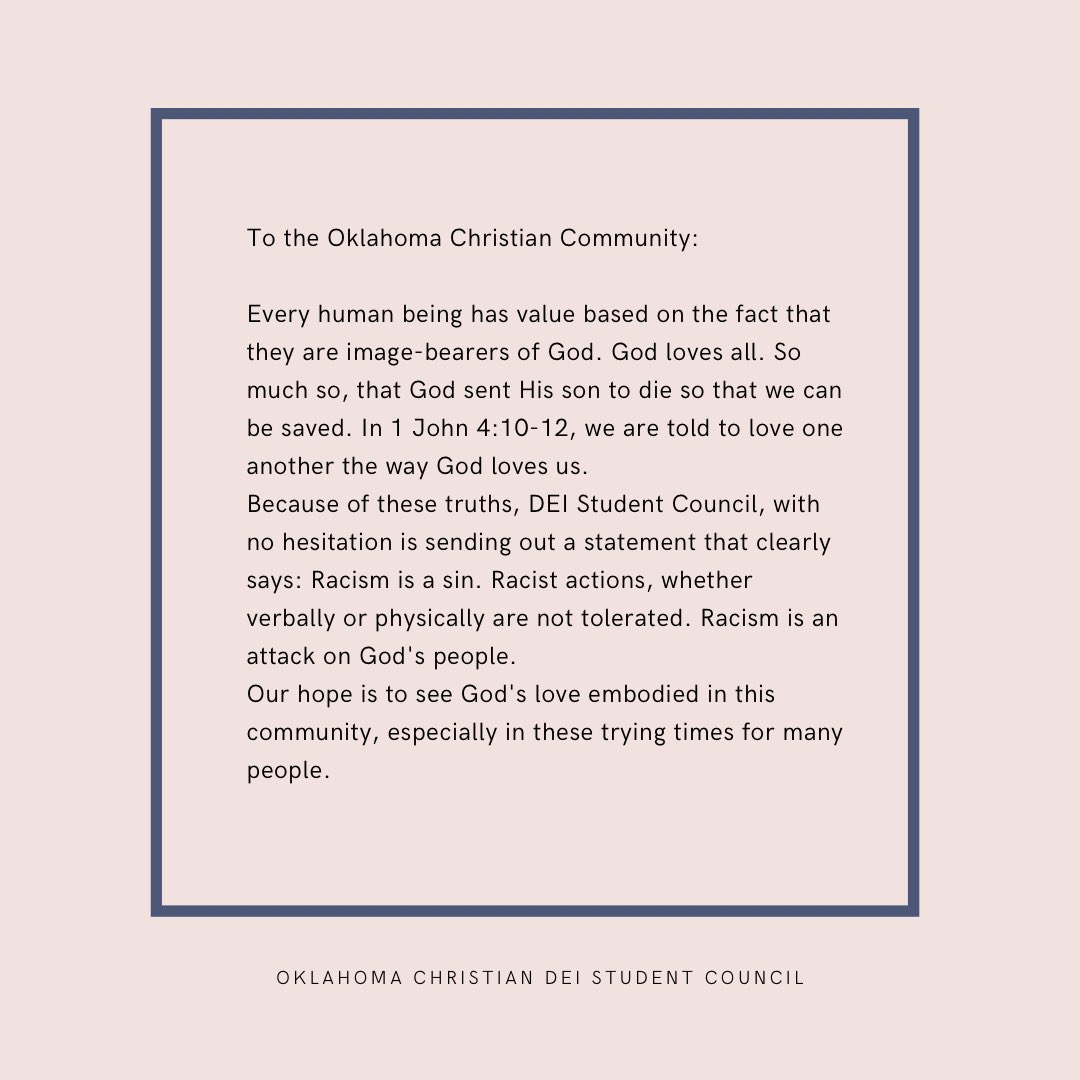OC DEI Student Council tweet media