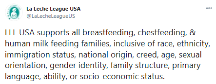 "breastfeeding, chestfeeding, & human milk feeding families"