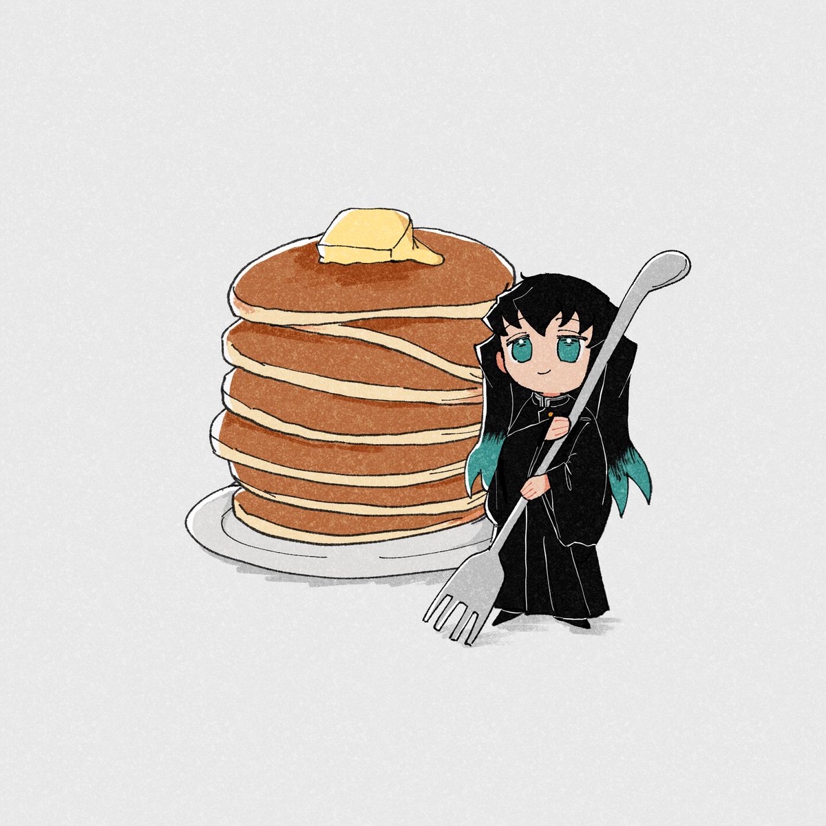 ホットケーキ ワニノコ のイラスト ホットケーキ ワニノコ のイラスト