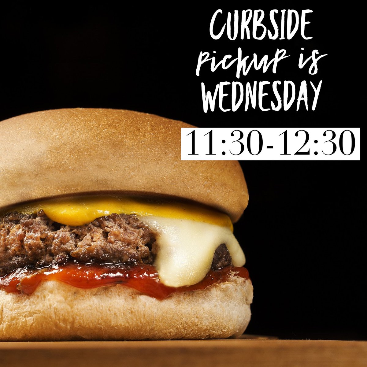 Don’t forget to grab your hot lunch and meals to go on Wednesday