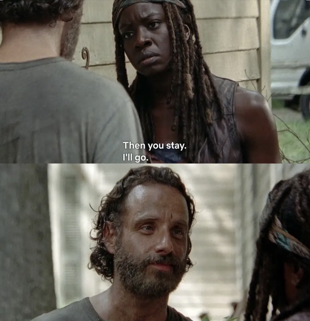 YlkatDelta's tweet photo. THIS duo! Enemies to friends, deep &amp; supportive conversations, collaborating about battles, about survival before ASZ &amp; behind the ASZ walls. Their partnership is more than a mere love connection. #Unmatched #WellDefined #PartnersInCrime #TWD #PartnersInLifeAndLove #Iconic https://t.co/YOHo2pUhj4