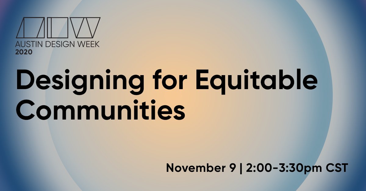 frogdesign's tweet photo. How can we design more equitable communities to resolve generations of inequitable, exclusive, and oppressive policies? Join us for a virtual workshop at @atxdesignweek on Monday, November 9 to find out. Register now: https://t.co/iI8EsZQR52 https://t.co/5cJI5EE4yL