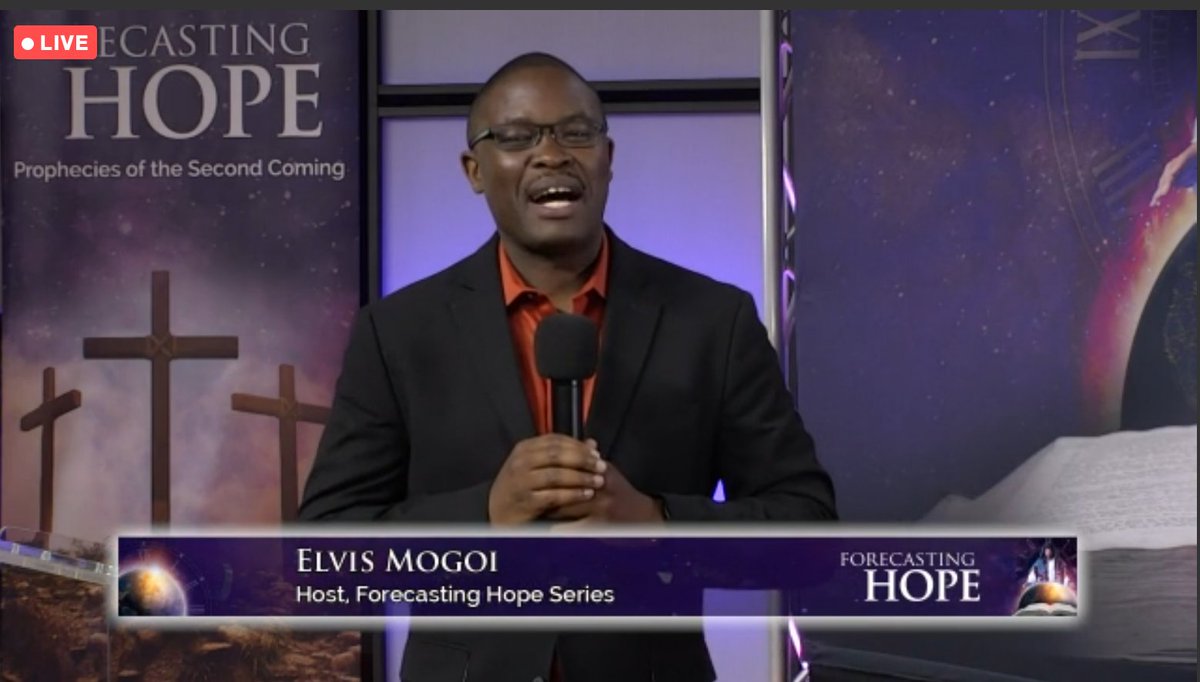 triadelphiasda's tweet photo. Pastor @elvis_mogoi welcomes viewers to tonight's presentation “Revelation’s New Heavens and New Earth” of "Forecasting Hope: Prophecies of the Second Coming" with Pr. David Klinedinst

#BibleProphecy #Hope #ForecastingHope #Bible #ChesapeakeSDA

Register https://t.co/9tLRAvDPjs https://t.co/XimDzJBDcQ