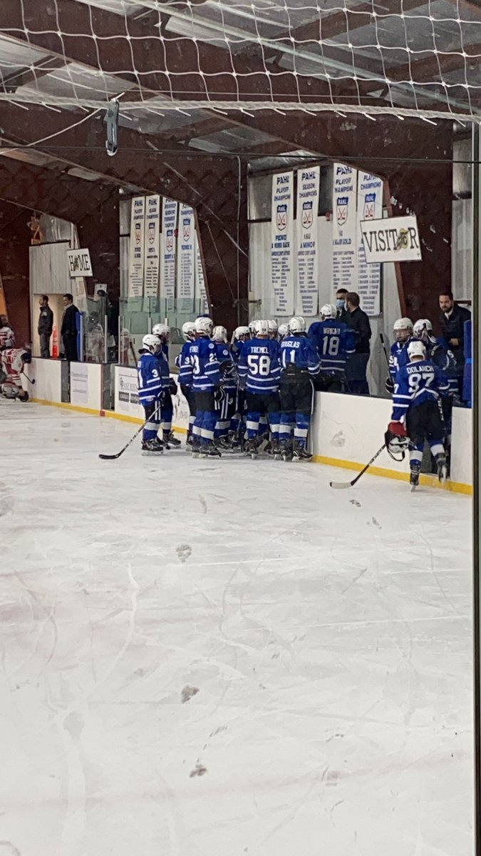 TrinityHockey's tweet photo. Let’s go Trinity Hillers Varsity Hockey with our season opener #icehockey #hillershockey https://t.co/EMMuCoVoZk
