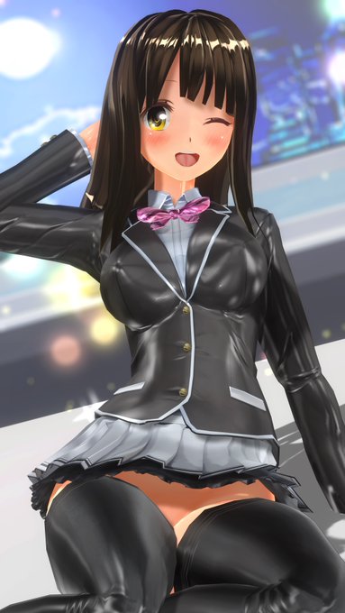 ブレザーニーソ彼女
#COM3D2 