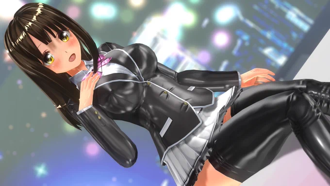 ブレザーニーソ彼女#COM3D2 