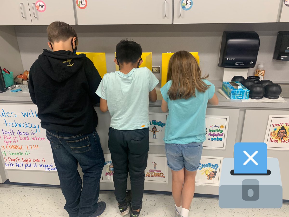 PhoRealTeacher's tweet photo. Future Voters of America! 🇺🇸 
They made their vote count! We voted on the best cookie and 🍪 won!We even made a tally chart! #CookieElection #3rdGrade #Room707 #MathFun #FutureVoters 🗳 https://t.co/c5Gd13hyNr