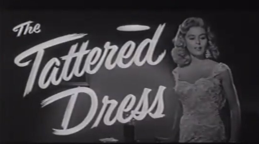 The other female roles are a lot more fun. Gail Russell (left) is great as the Sheriff’s “respectable” lover, reluctantly roped into the frame, while Elaine Stewart is genuinely jaw-dropping as the casually unfaithful wife whose tattered dress kicks this all off.  #Noirvember