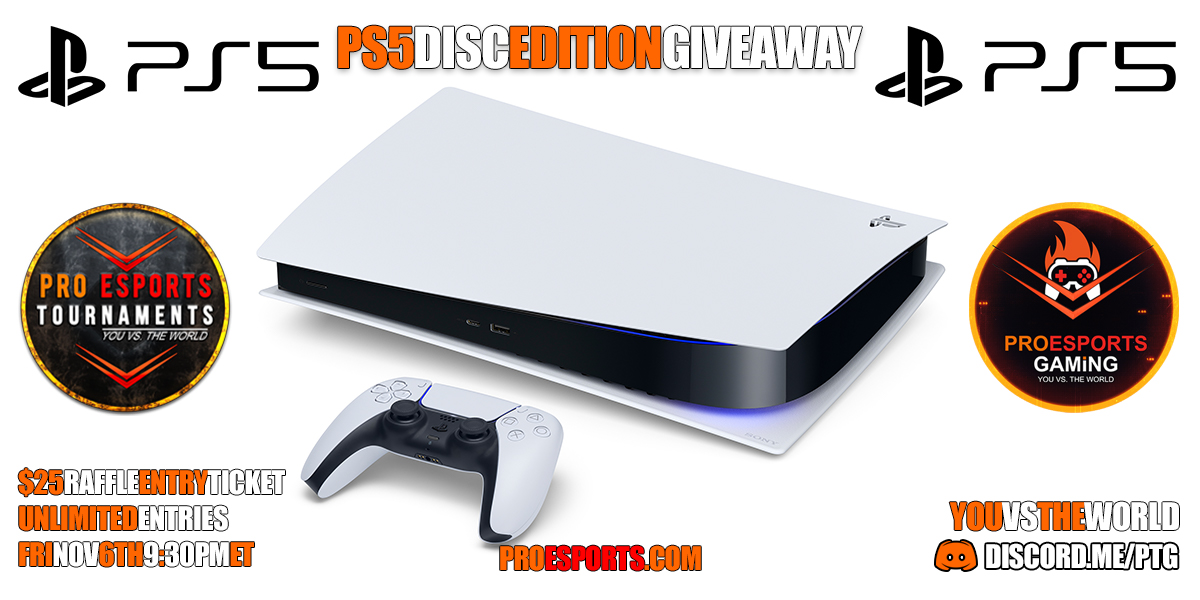 gmronline's tweet photo. Hey  guess what! https://t.co/lzXfz73gQr Is giving away one Disc Edition PS5 11/6/20 9:30pm ET! Register to the website(FREE) &amp; purchase raffle ticket here once registered https://t.co/o1hNWqmTlD You may purchase as many tickets as you like! Join https://t.co/OOQAw56CXS for info https://t.co/XrZhhvlcUi