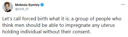 "Uterus holding individuals"