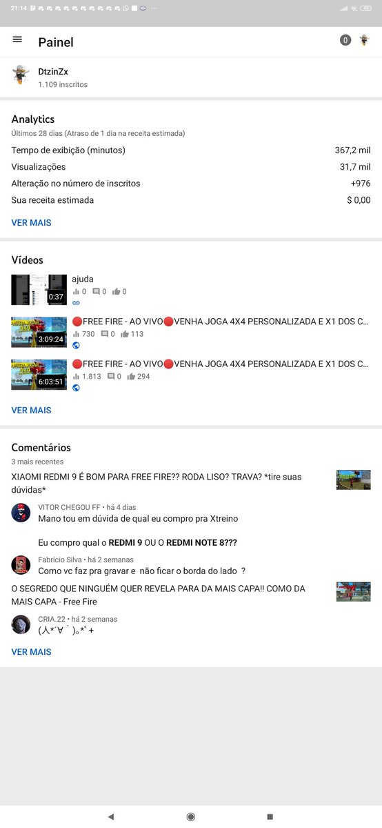 DtFlash_'s tweet image. Eu triste por não recebe o emeil de comemoração de ,1k de inscritos @TeamYouTube
