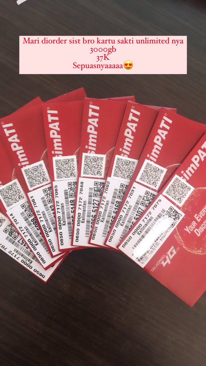 Ready, yang mau bisa langsung dm ya 💕