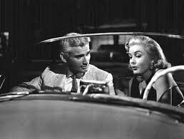 It’s 1957 so they don’t quite come out and say it, but this is her basically sleeping with her lawyer, just because she wants to. The plot, incidentally, involves Chandler angering Carson because he gets Stewart’s husband off after he shoots her lover.  #Noirvember