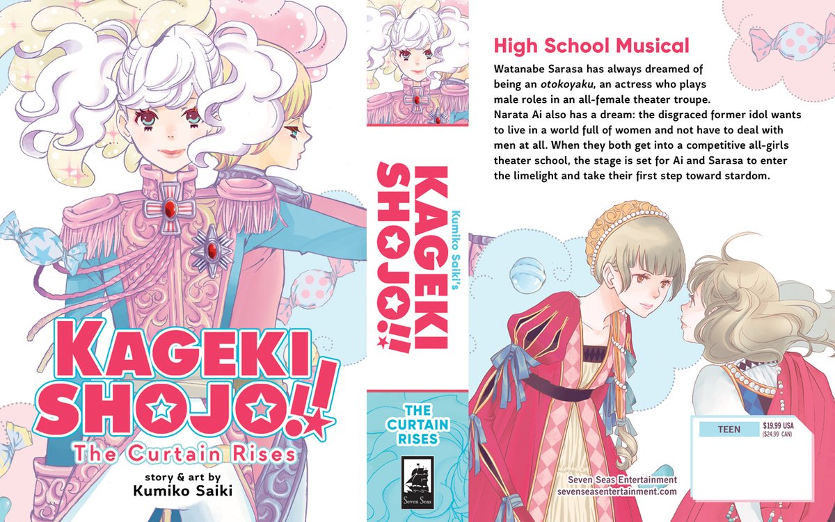 Seven Seas Entertainment on X: KAGEKI SHOJO!! Vol. 1, Kumiko Saiki